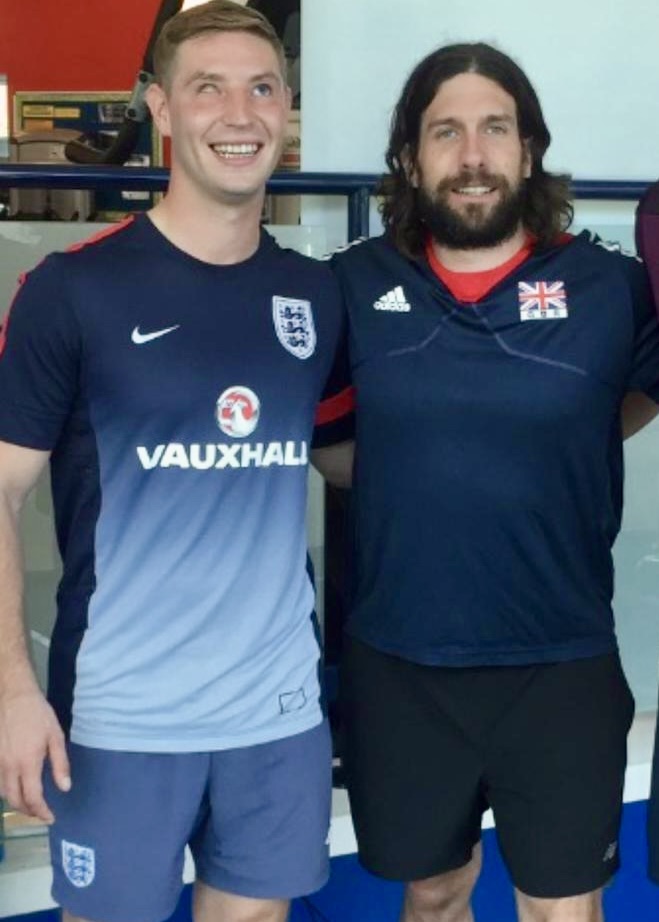 Former student and England blind footballer takes on Herefordshire Triathlon to support the College